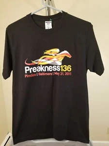 Preakness Vintage Black 136th Preakness Medium T-Shirt - Picture 1 of 3