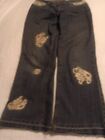 Bill Blass Stretch Sz 8p Jeans , Embroider Legs