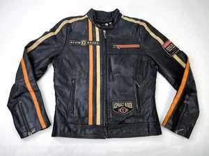 Chevignon Lederjacke Seven Roads Asphalt Rider schwarz Gr. S Biker - Bild 1 von 8