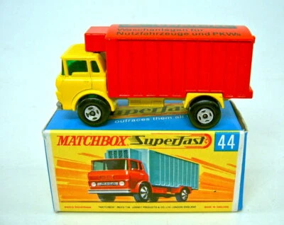 Matchbox SF No. 44A Refrigerator Truck "Emanuel" promo model Germany 1972 mint - Image 1 of 4