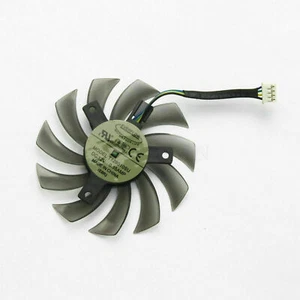 75mm 4pin For GTX770 670 580 HD5870 6850 T128010SU 0.35A 40mm VGA Video Card Fan - Photo 1/4