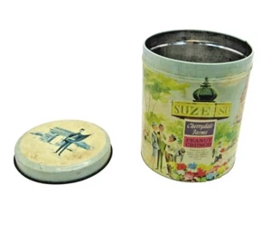 Vintage E. Cherry Sons &Co Cherrydale Farms Peanut Crunch Tin 13oz #ty - Picture 1 of 11