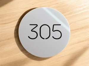 Door Signs House Number Plaques Personalised Door Numbers Custom Number Plate - Picture 1 of 5
