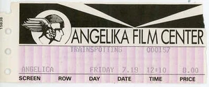 Trainspotting Vintage Movie Pass Angelika Theatre 1996 - Picture 1 of 1