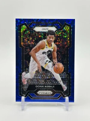 2023-24 Panini Prizm - #92 Ochai Agbaji Blue Fast Break /150 - Image 1 of 4