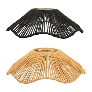 Handwoven Rope Lampshade Handmade Pendant Light Shade for Table Lamp Kitchen - Picture 1 of 15