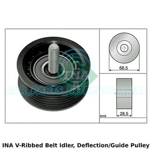 INA V-Ribbed Belt Idler, koło pasowe ugięte/prowadzące - 532 0745 10 - Jakość OE - Zdjęcie 1 z 1