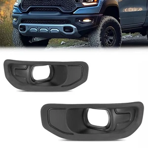 For Ram 1500 2019-2024 Front Driver & Passenger Side Fog Light Lamp Bezel Kit - Picture 1 of 13