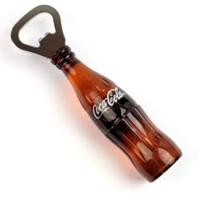 Coca Cola Coke Magnet Flaschenöffner Flaschen Style Griff USA Bottle Opener - Bild 1 von 3