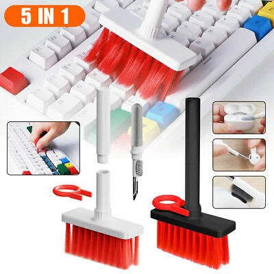 5 in 1 Keyboard Cleaner Laptop Bluetooth Earphone Corner Dust Cleaning Brush ∂ - Image 1 of 4