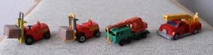 Vintage Matchbox Lesney Vehicles 2 Fork Lift, 8 Wheel Crane, Snorkel Fire Engine - Picture 1 of 15