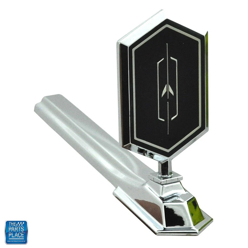 1976-1977 Cutlass Supreme Header Hood Panel Ornament Black Rocket Emblem New - Изображение 1 из 1