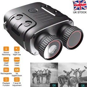Night Vision Goggles LCD Digital Infrared Binoculars For Hunting Surveillance UK - Picture 1 of 19