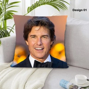 Funda de Almohada Tom Cruise Impresión Fotográfica Arte Mercancía Cumpleaños Navidad Regalo Decoraciones - Imagen 1 de 9