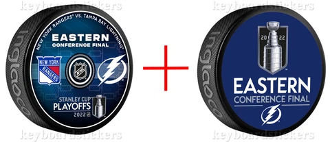 2022 Stanley Cup Playoffs Tampa Bay Lightning  Eastern Conference Final 2 Puck Cover