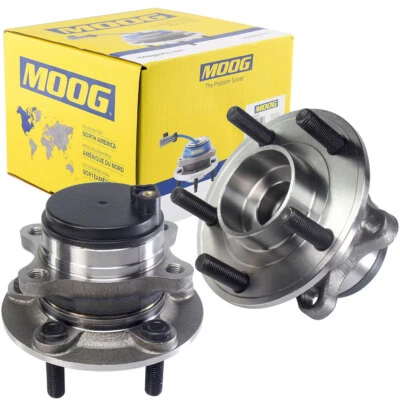 Par de bujes de cojinete de rueda trasera para Ford Fusion Moog 14-16 Lincoln MKZ 14-20 2 con ABS Foto 1 de 4