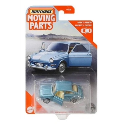 1965 Volkswagen Type 3 Fastback Blue Matchbox Moving Parts MB1135 1/64 GBH30 - Image 1 of 2