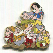 Disney Pin Snow White Seven Dwarfs Happy Dopey Grumpy Disney Store UK Exclusive