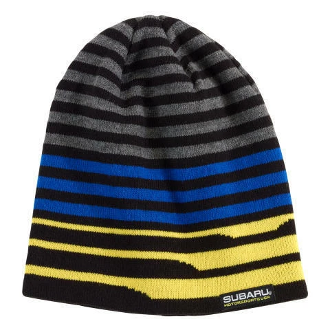 Gorro a rayas con logotipo de Subaru STI Ascent Forester WRX Outback Oficial nuevo Foto 1 de 1