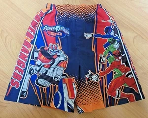 Power Rangers SPD Allover Print Shorts 4T NICE TV Show Toys Space Patrol Delta - Picture 1 of 3