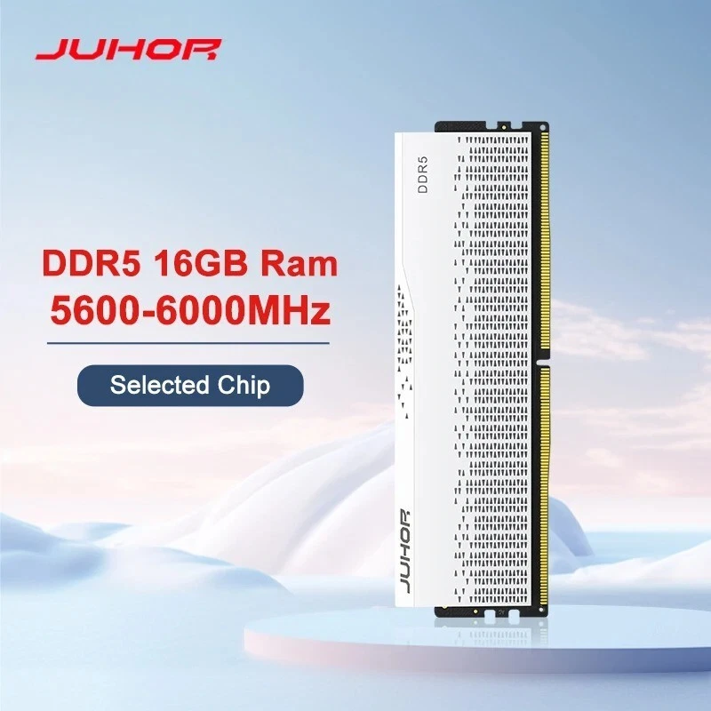 JUHOR Memoria Ram DDR5 RAM 16GB 32GB 5600MHz 6000MHz 6400MHz 6800MHz 7200MHz DI - Image 1 of 4