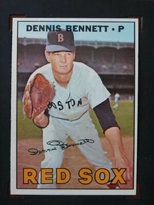 Tarjeta de béisbol 1967 Topps #206 Dennis Bennett (nuevo) - Imagen 1 de 2