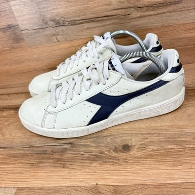 Diadora Size 9.5 GAME L LOW Blue Cream Sneaker Shoes - Image 1 of 4