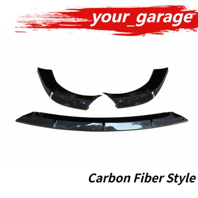 Разветвитель кромок переднего бампера из углеродного волокна для Jeep Grand Cherokee SRT 14-21 - Изображение 1 из 4