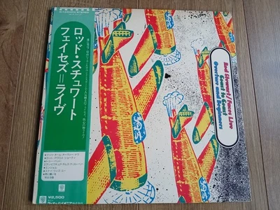 ROD STEWART / FACES - LIVE COAST TO COAST... LP 1976 RE OBI INSERT JAPAN EX - Image 1 of 4