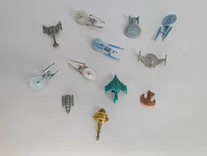 Micro Machines - Star Trek Lot Of 12 - Galoob Hasbro No STANDS - Picture 1 of 13