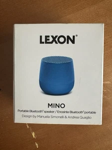 LEXON mino portable bluetooth speaker Blue used - Picture 1 of 21