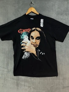 Vintage Y2K 2002 US L Ozzy Osbourne Double Sided T-Shirt Top Black - Bild 1 von 10