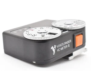 [¡COMO NUEVO Totalmente Funciona!] Zapato Voigtlander VC Meter II negro montado desde JAPÓN - Imagen 1 de 10