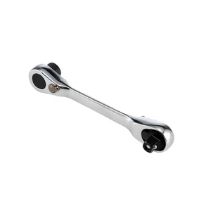 1/4" Mini Chiave a Cricchetto a Presa Rapida Doppia Estremità Asta Cacciavite Bit M - Foto 1 di 12