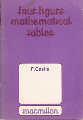 Four Figure Mathematical Tables, Frank Castle - Image 1 of 2