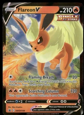 Flareon V #SWSH149 Pokemon SWSH: Sword & Shield Promo Cards - Image 1 of 2