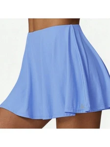 Women's High Waist Flowy Athletic Skirt With Built-In Shorts - Picture 1 of 28