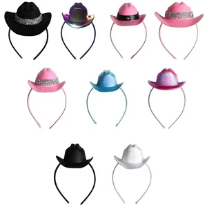 Adultos Niños Mini Sombrero Diadema Juegos con disfraces Prendas para la cabeza Cumpleaños Accesorio para el cabello Retro - Imagen 1 de 51