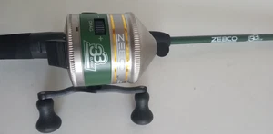Nuevo Zebco 33 estilo clásico combo verde 33CL562MA clásico Spincast 5 pies 6" varilla - Imagen 1 de 5