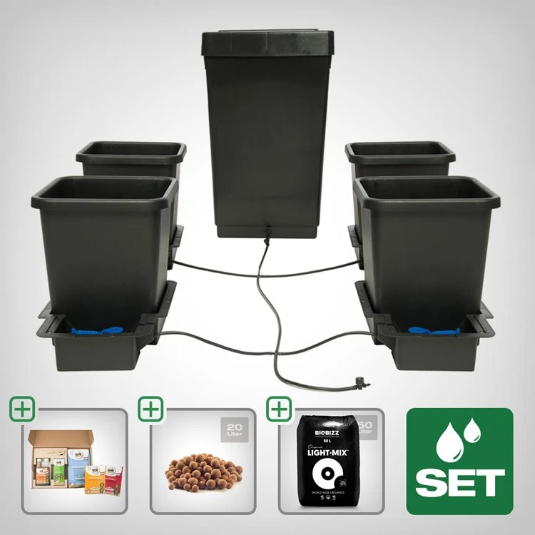 AutoPot 1Pot Komplettset 4 x 15L Erde + BioTabs - AutoPot System Komplettset - Bild 1 von 1