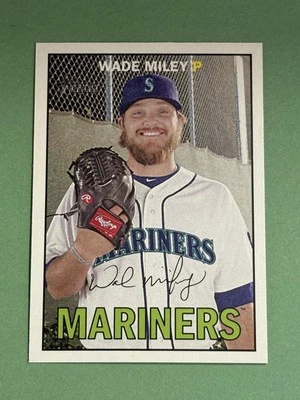 Wade Miley 2016 Topps Heritage Seattle Mariners #116 S898 - Image 1 of 2