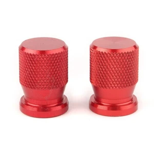 Reifenluftventilkappen Vorbaukappe für PKW-Motorrad Motorrad Universal Rot - Bild 1 von 4