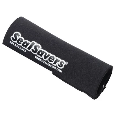 Cubiertas de horquilla con cremallera Seal Savers negras para KAWASAKI KLX450R 2008-2009 Foto 1 de 4