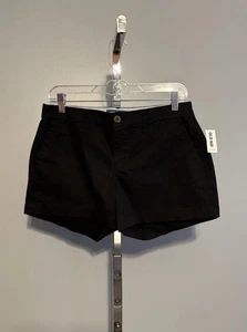 Old Navy Everyday Shorts Damengröße 6 4" Schrittlänge kurz schwarz Chino Taschen neu - Bild 1 von 6