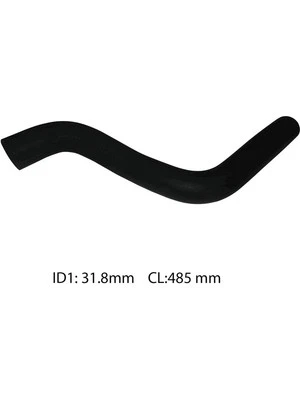 Dayco Moulded Radiator Hose fits Daewoo Lanos 1.6 KLAT 16V (DMH2517) - image 1 of 4