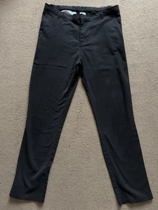 George School Trousers. Black 17-18 Years Adjustable Waist - Picture 1 of 2