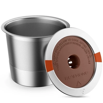 RETHONE K Cup Reusable Coffee Pods, Stainless Steel Reusable K Cups Compatibl... - Image 1 of 4