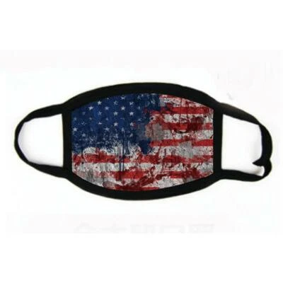 American Flag FACE MASK Reusable Washable Unisex Face Cover USA Seller - Image 1 of 2