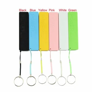 ❤ Portable Power Bank 18650 External Backup Battery Charger With Key Chain - Picture 1 of 5