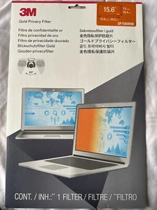 3M Gold Privacy Filter for 15.6" Widescreen Laptop GF156W9B - Picture 1 of 3